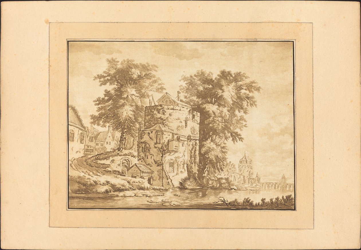 Holenderski Krajobraz autorstwa Regina Schönecker after Abraham Rademaker