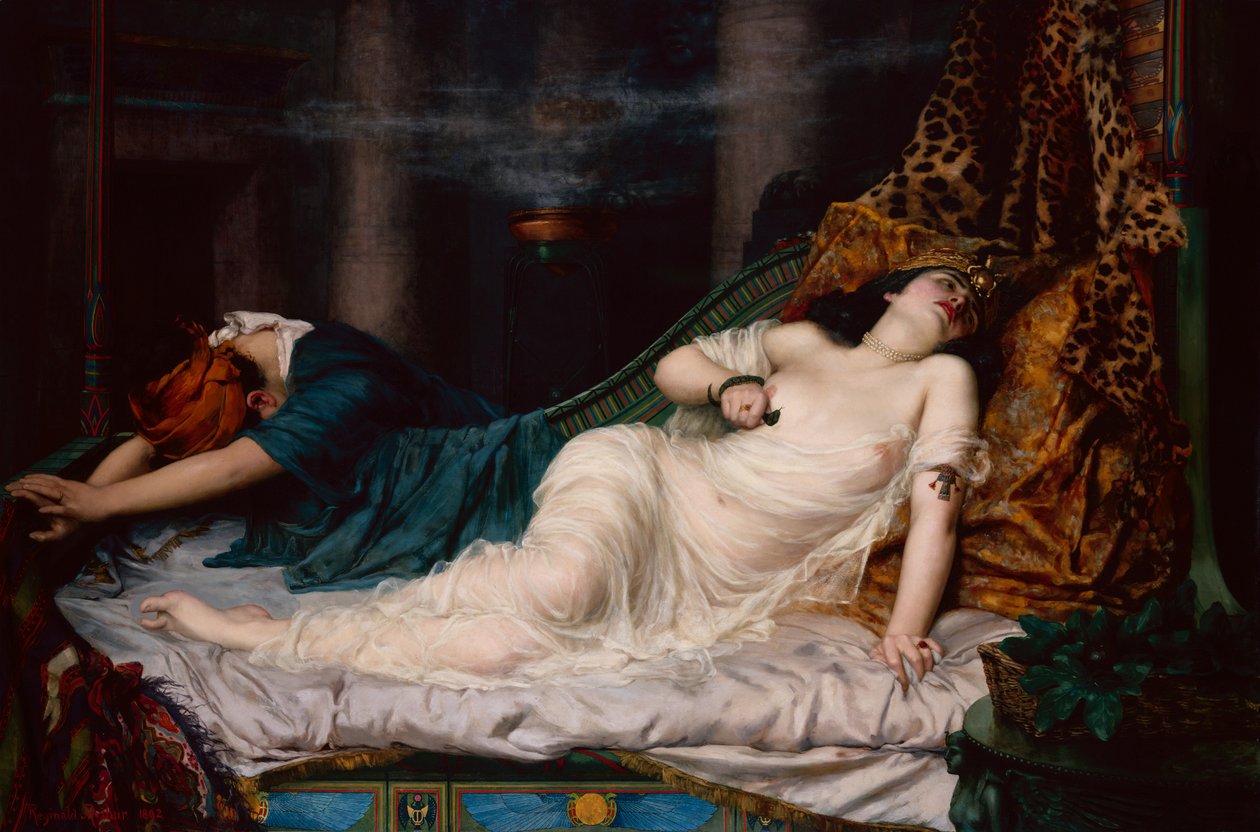 Śmierć Kleopatry autorstwa Reginald Arthur