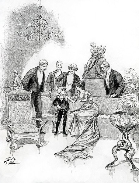 Ilustracja do Małego Lorda Fauntleroya (grafika) autorstwa Reginald Bathurst Birch
