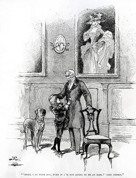Ilustracja do Małego Lorda Fauntleroya (grafika) autorstwa Reginald Bathurst Birch