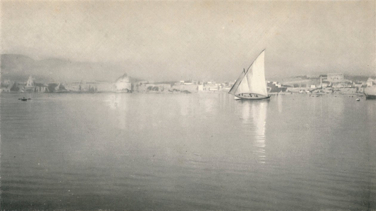 W porcie, Palma, Majorka, c1927, 1927 autorstwa Reginald Belfield