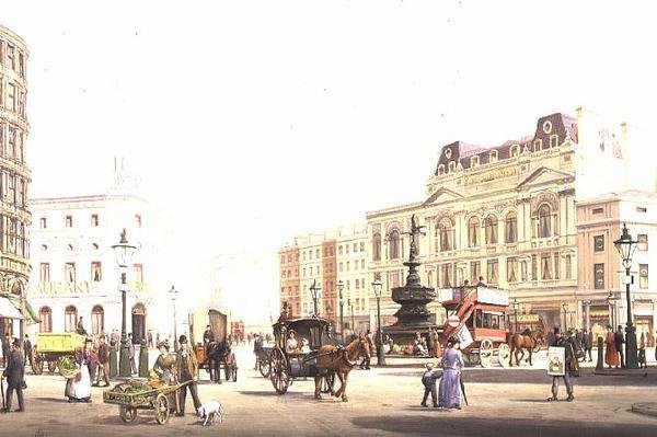 Piccadilly Circus autorstwa Reginald Ernest Arnold