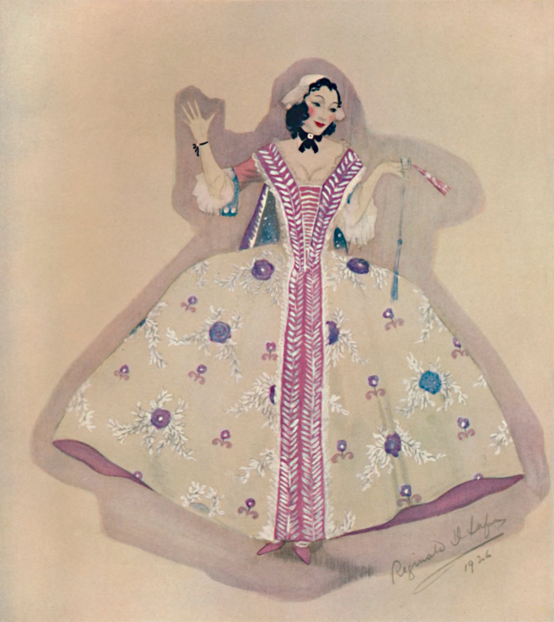„Projektowanie kostiumów”, 1926, 1927 autorstwa Reginald Leefe