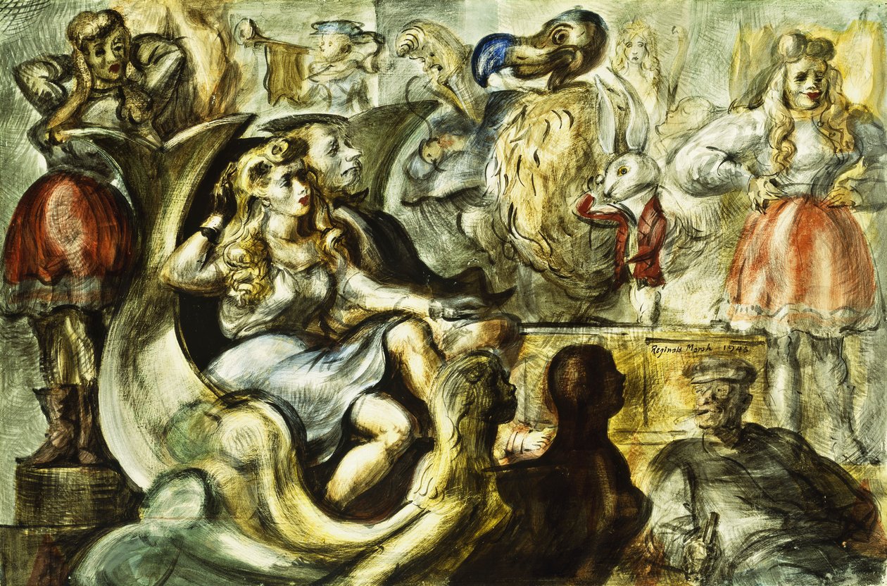 Alicja w Krainie Czarów autorstwa Reginald Marsh