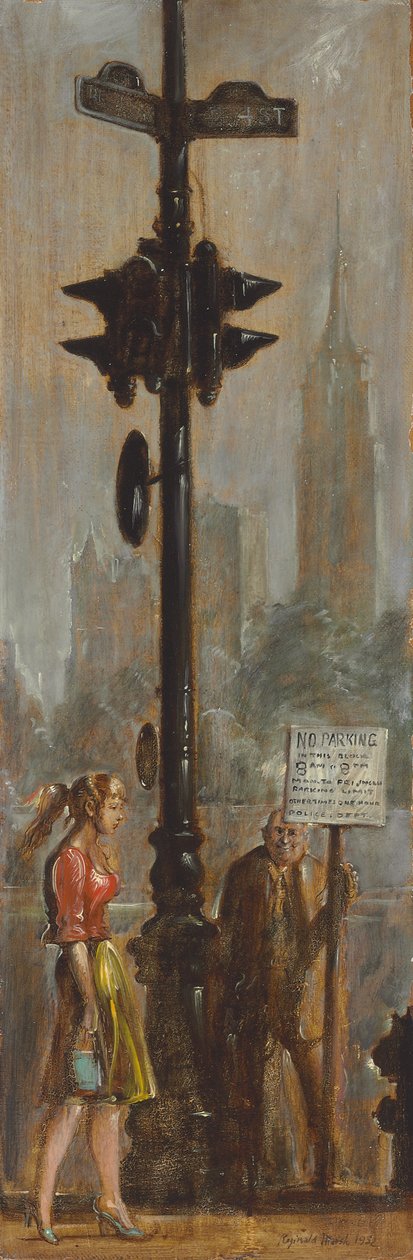 Broadway i 14. ulica autorstwa Reginald Marsh