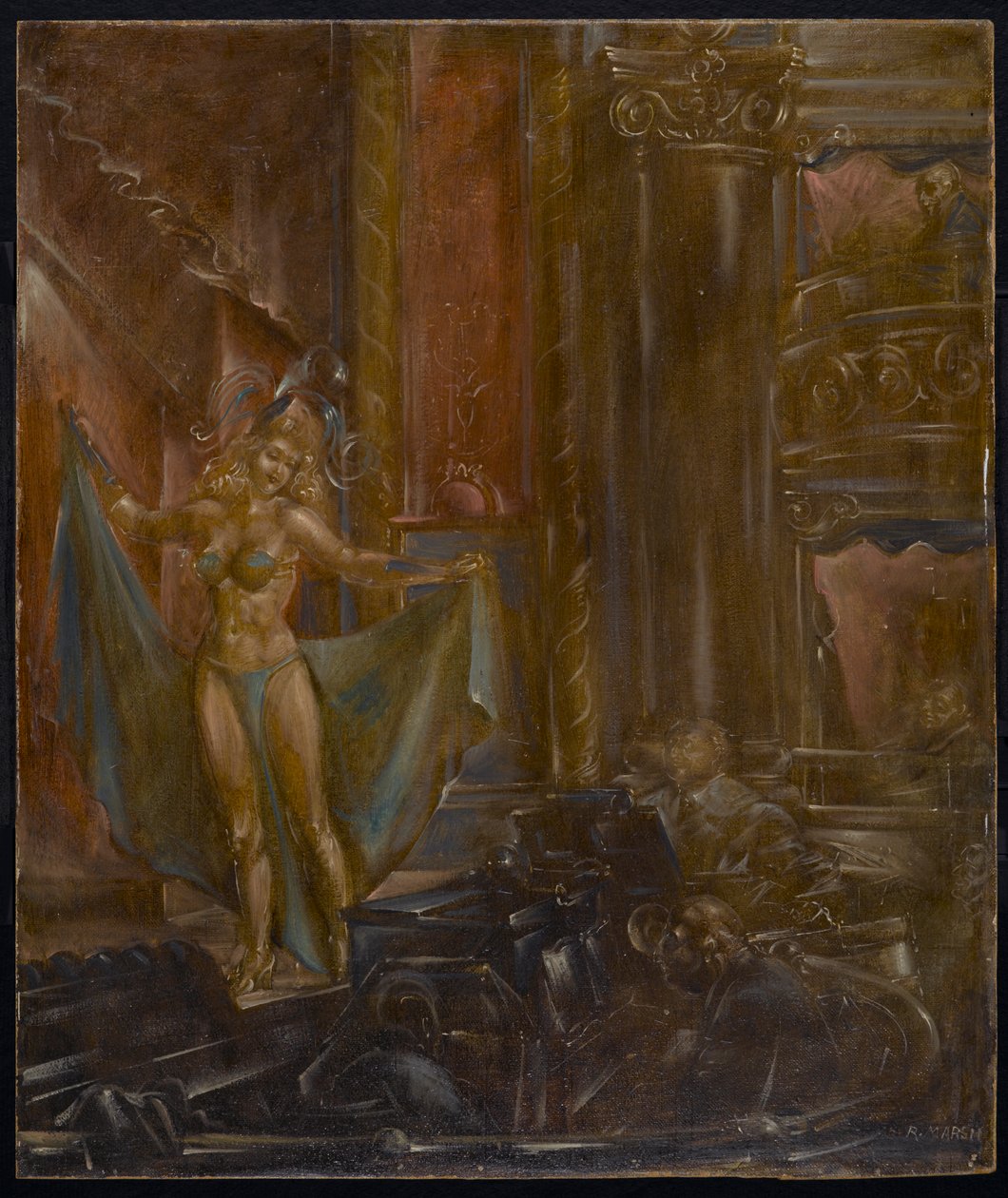 Burleska autorstwa Reginald Marsh