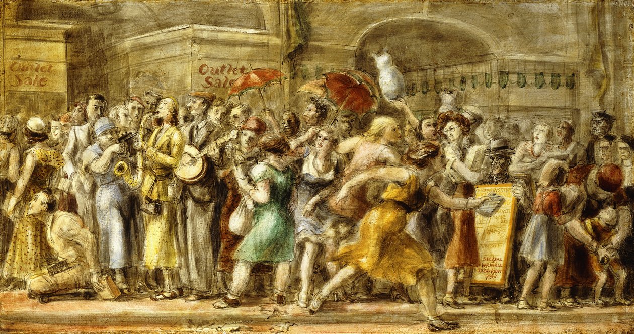 Czternasta ulica autorstwa Reginald Marsh