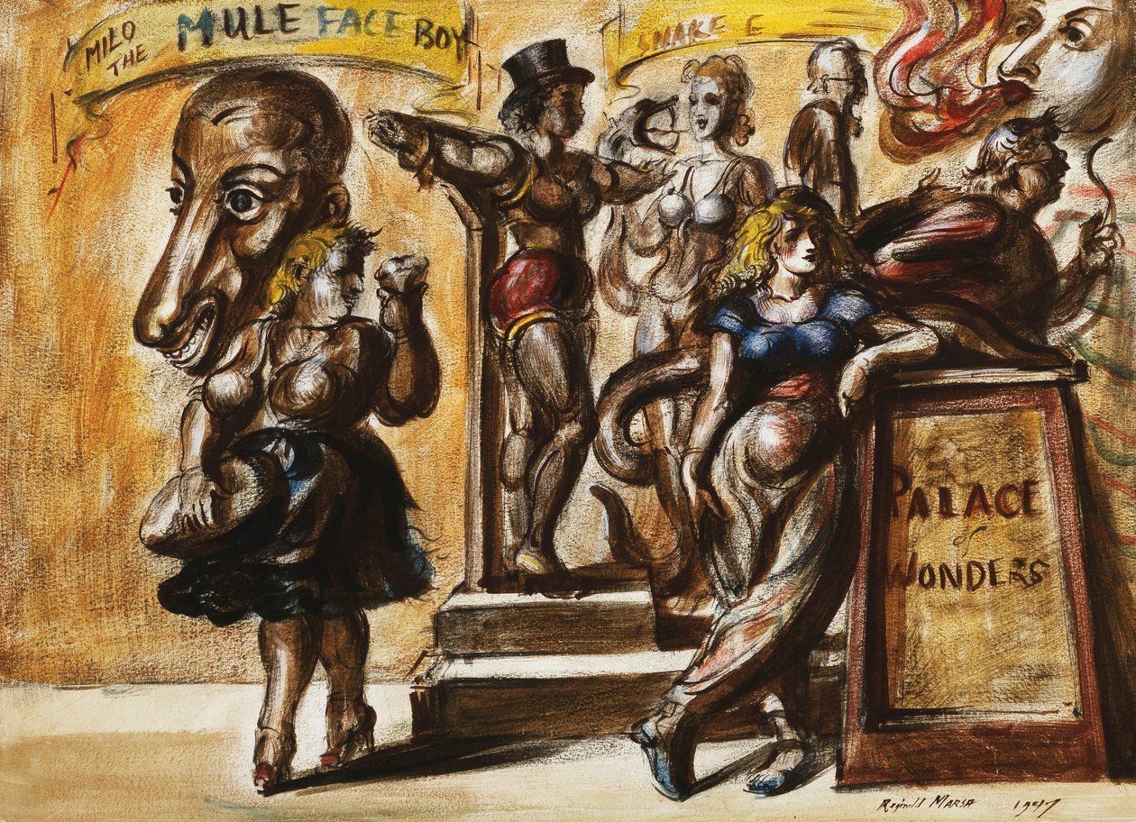 Pałac Cudów autorstwa Reginald Marsh