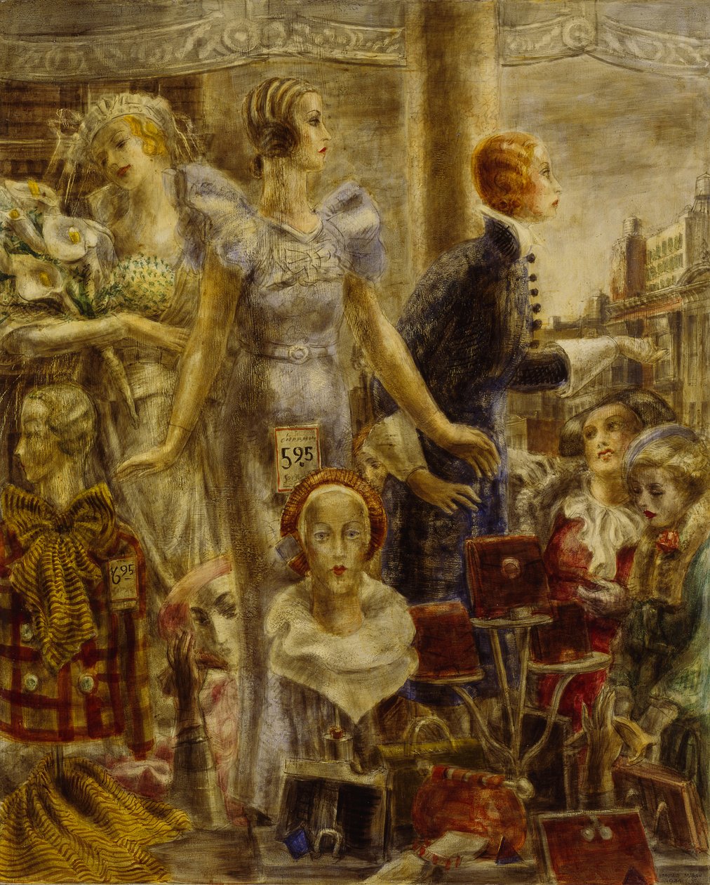 Pokaż okno autorstwa Reginald Marsh
