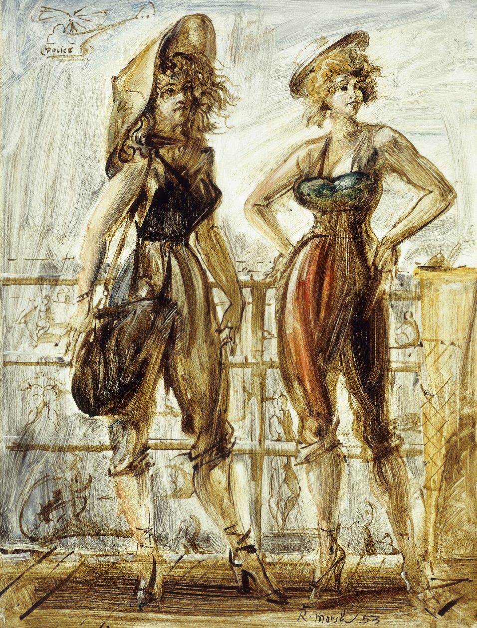 The Boardwalk autorstwa Reginald Marsh