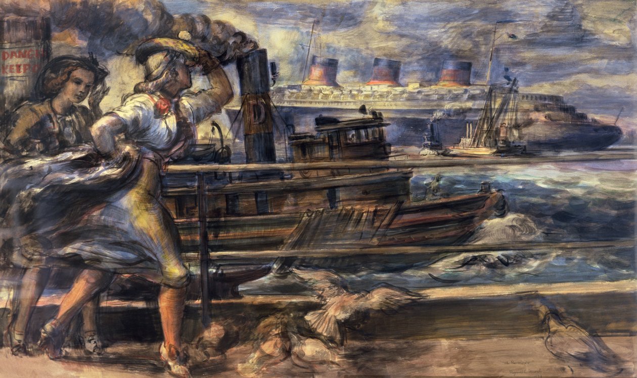 Normandie autorstwa Reginald Marsh