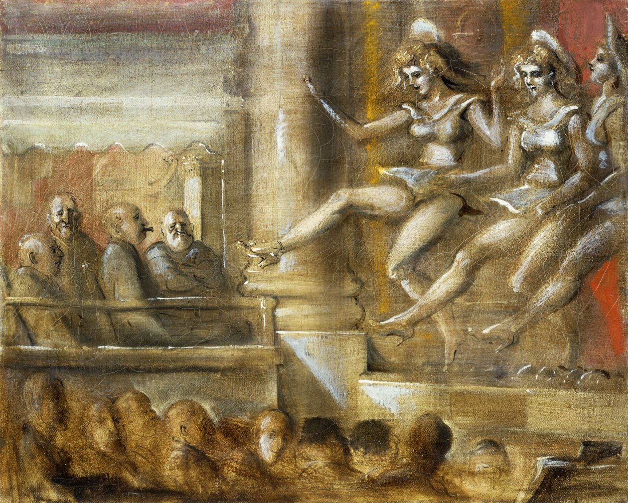 Trzy chórzystki autorstwa Reginald Marsh