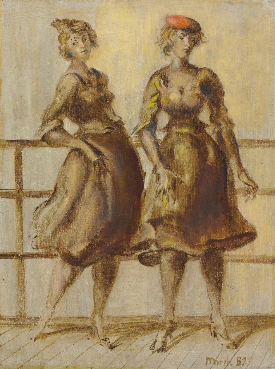 Dwie kobiety autorstwa Reginald Marsh