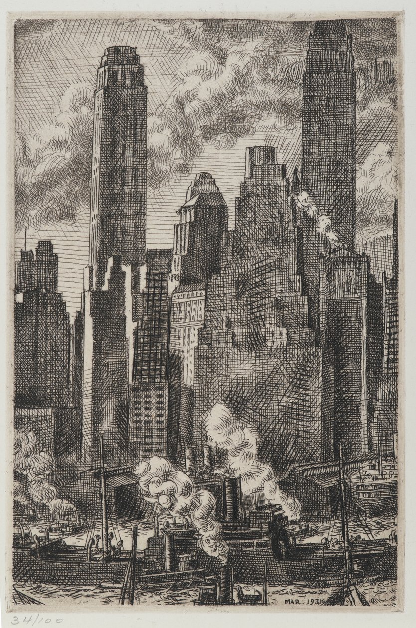 Wall Street autorstwa Reginald Marsh