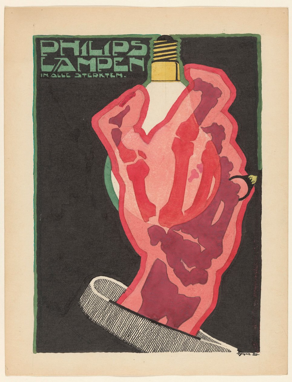 Lampy Philips we wszystkich mocach (oryginalny tytuł na obiekcie) autorstwa Reijer Stolk (signed by artist)
