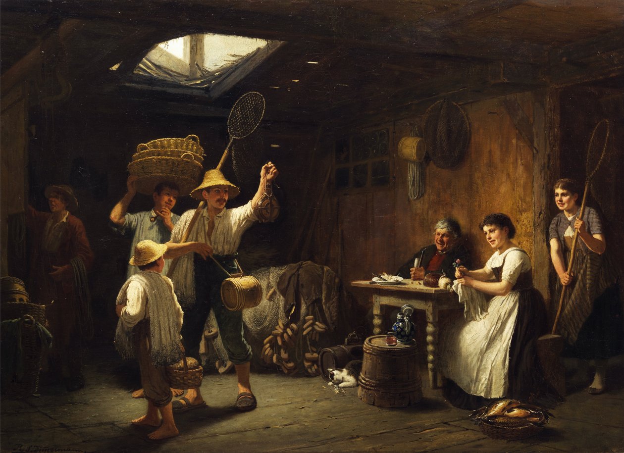 Wyciąg z połowów. autorstwa Reinhard Sebastian Zimmermann