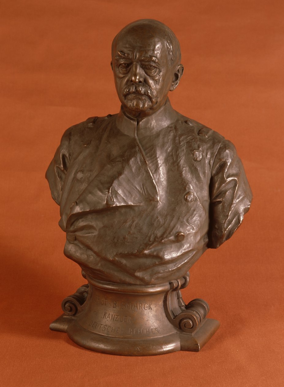Otto von Bismarck, 1886 (brąz) autorstwa Reinhold Begas