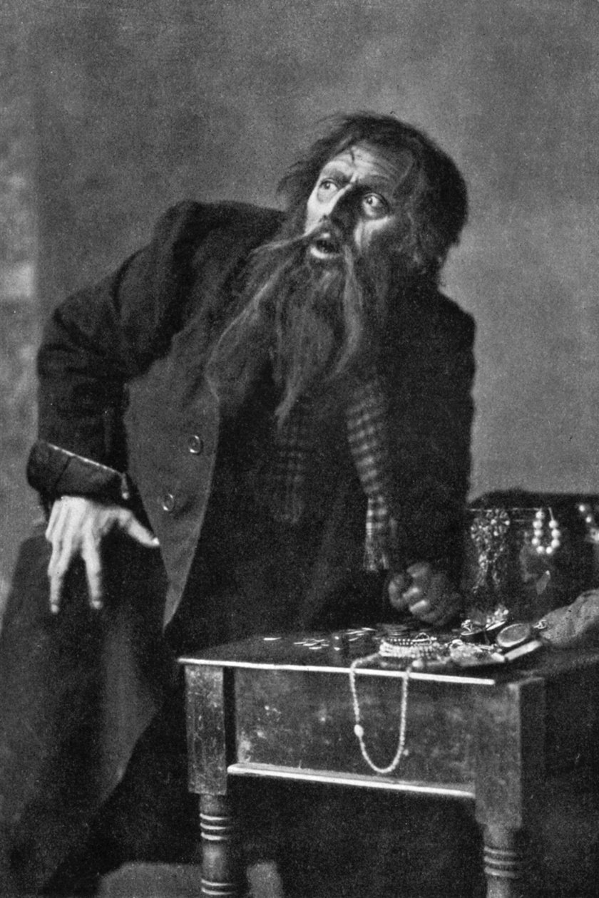 Bransby Williams 1870-1961, aktor, 1911-1912. autorstwa Reinhold Thiele