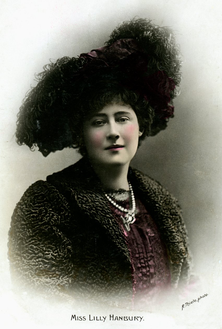 Lily Hanbury 1874-1908, angielska aktorka, początek XX wieku. autorstwa Reinhold Thiele