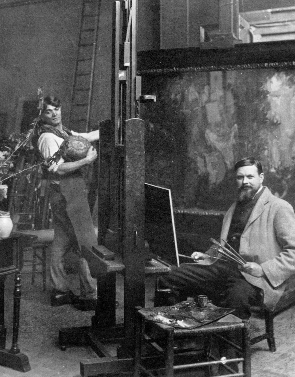 Sir Frank Brangwyn 1867-1956, walijski artysta, 1911-1912. autorstwa Reinhold Thiele