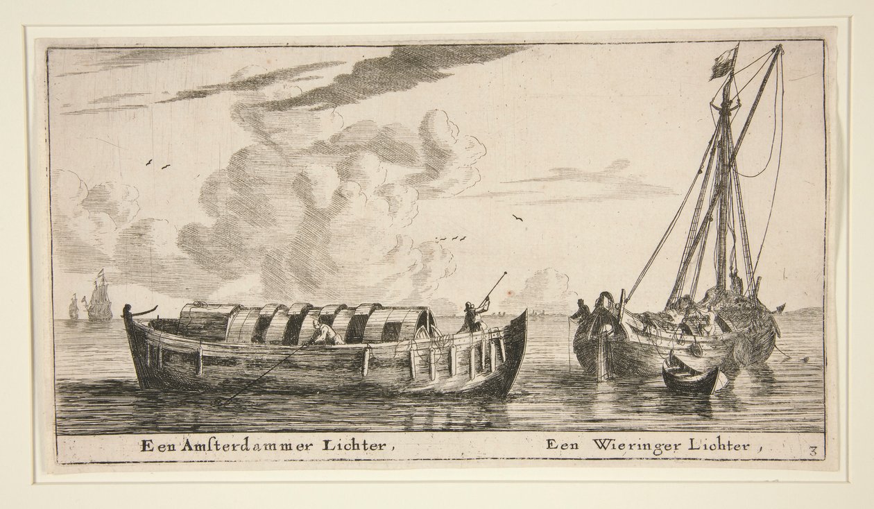 Dwie łodzie ( autorstwa Reinier Nooms