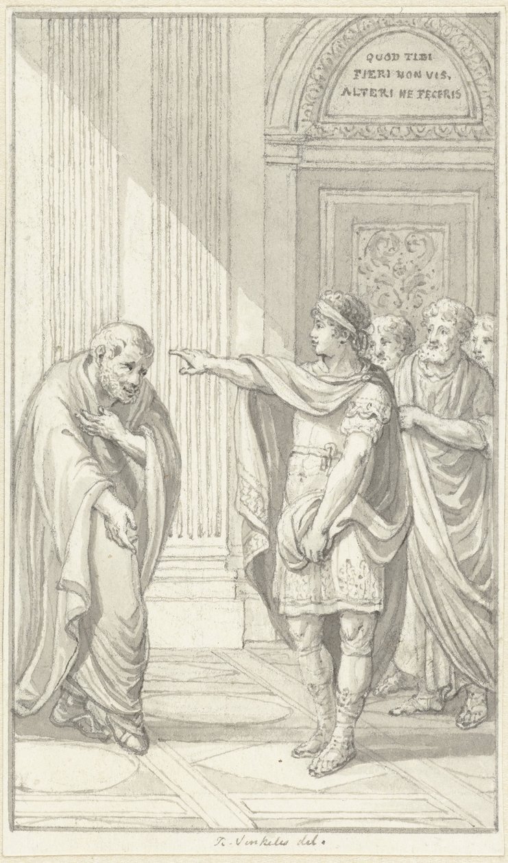 Alexander Severus en Arabinus autorstwa Reinier Vinkeles (I)