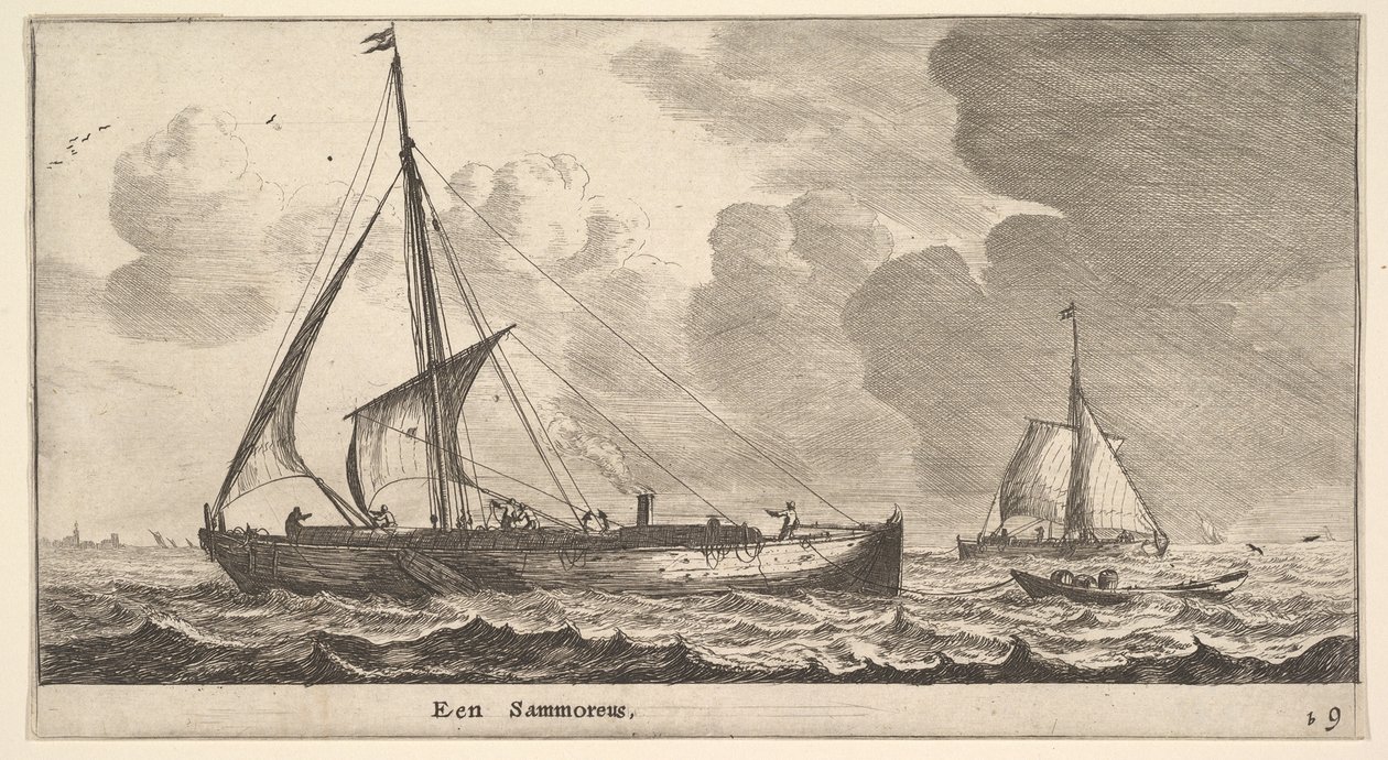 Samourczyk, XVII wiek. autorstwa Reinier Zeeman
