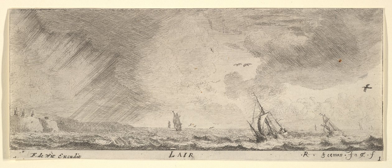 Lair, z Żywiołów, XVII wiek. autorstwa Reinier Zeeman