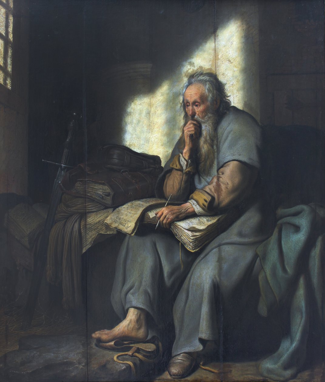 Św. Paweł w więzieniu autorstwa Rembrandt van Rijn