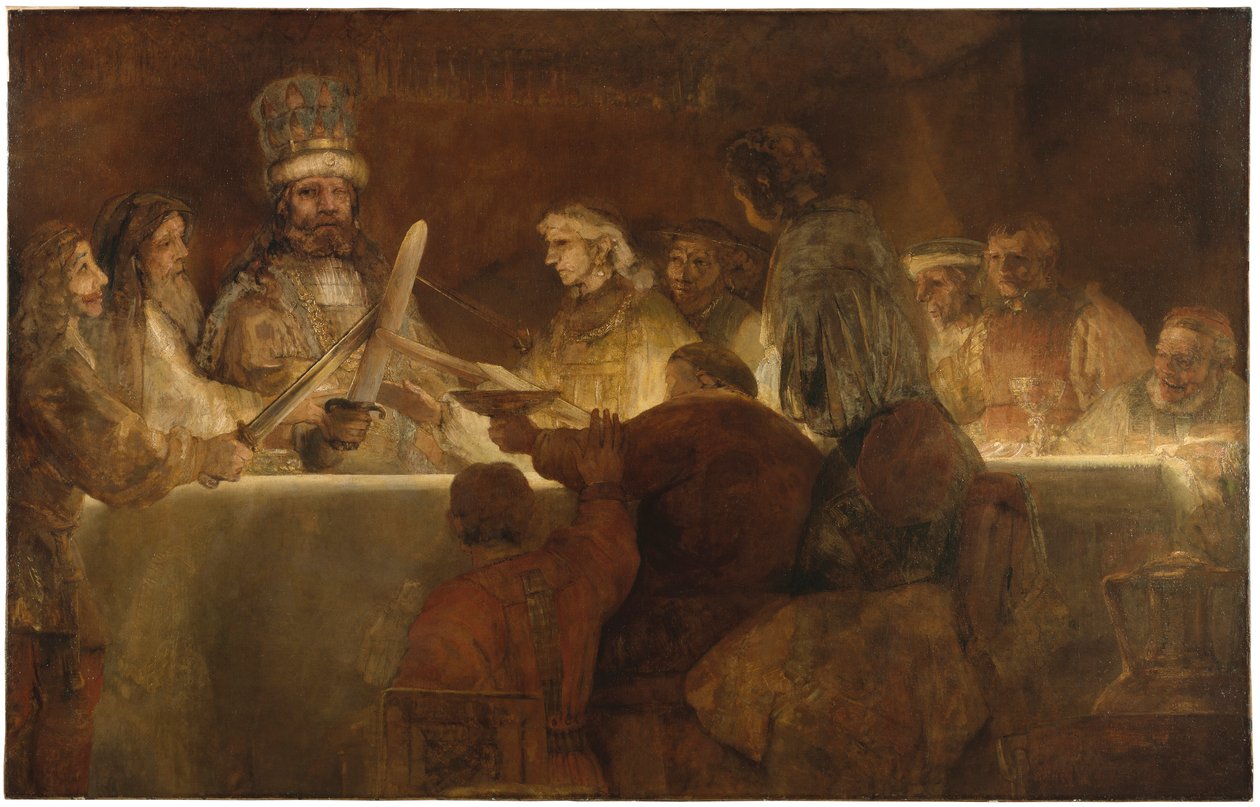 Spisek Batawów pod Claudius Civilis autorstwa Rembrandt van Rijn