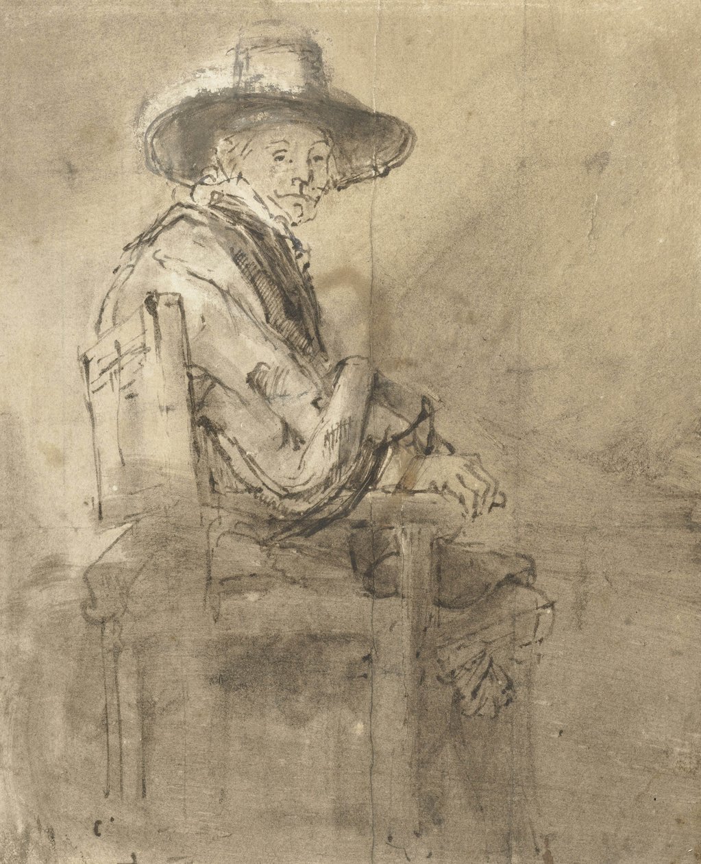 Siedzący syndyk: Jacob van Loon, c.1661-62 autorstwa Rembrandt van Rijn