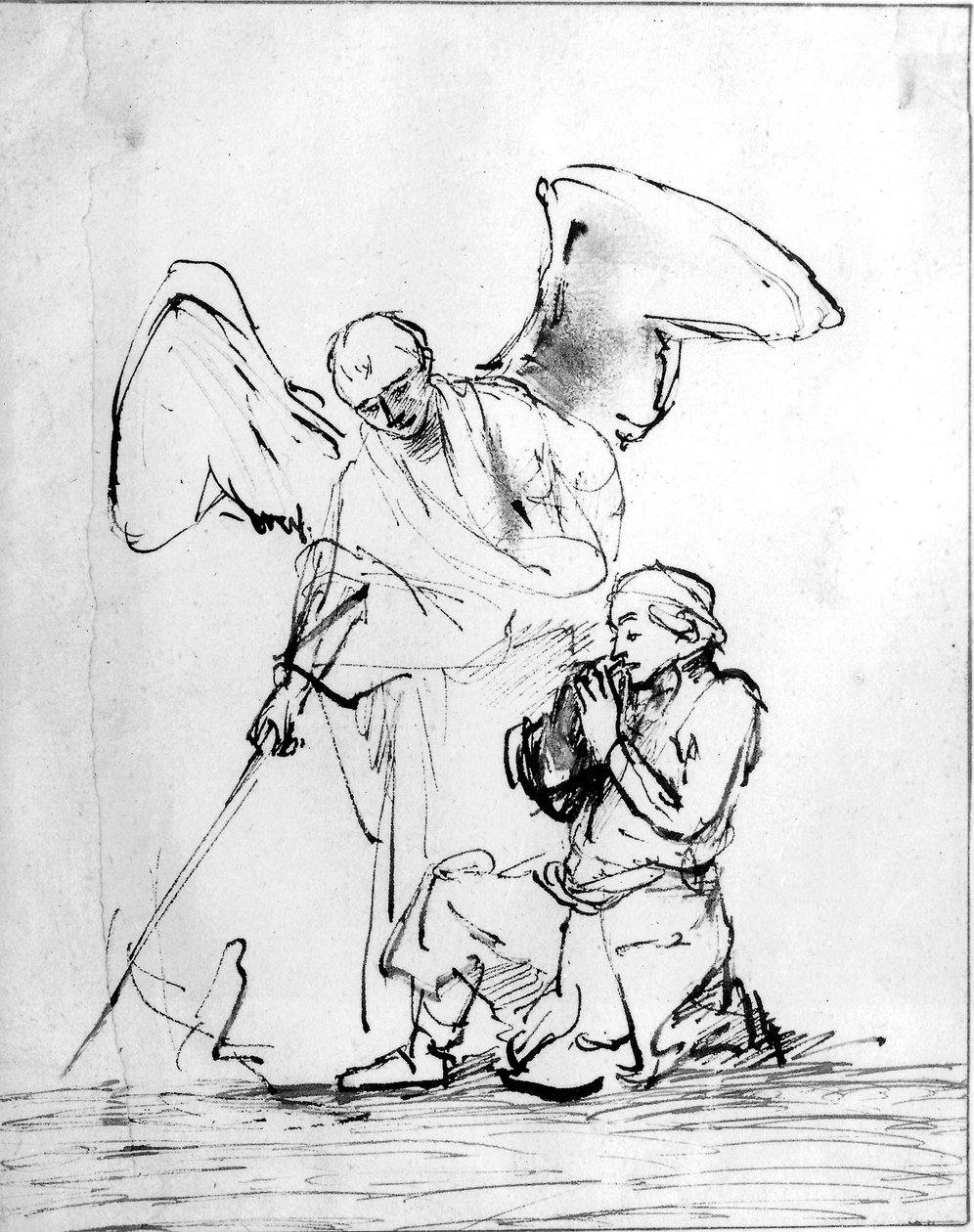 Tobiasz i Anioł autorstwa Rembrandt van Rijn