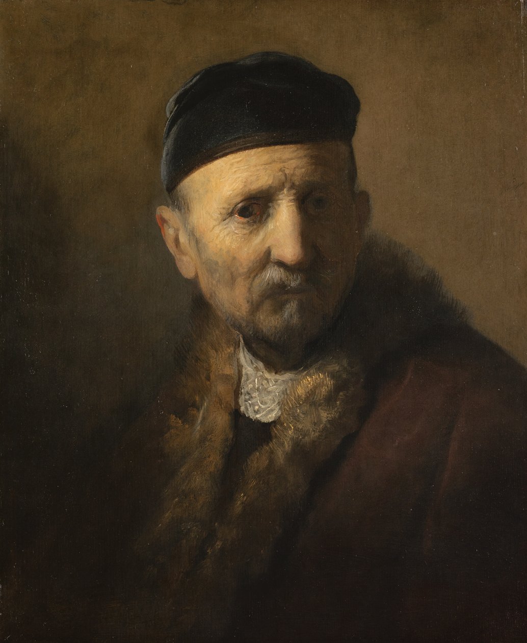Tronie starego człowieka, 1630-1631 autorstwa Rembrandt van Rijn