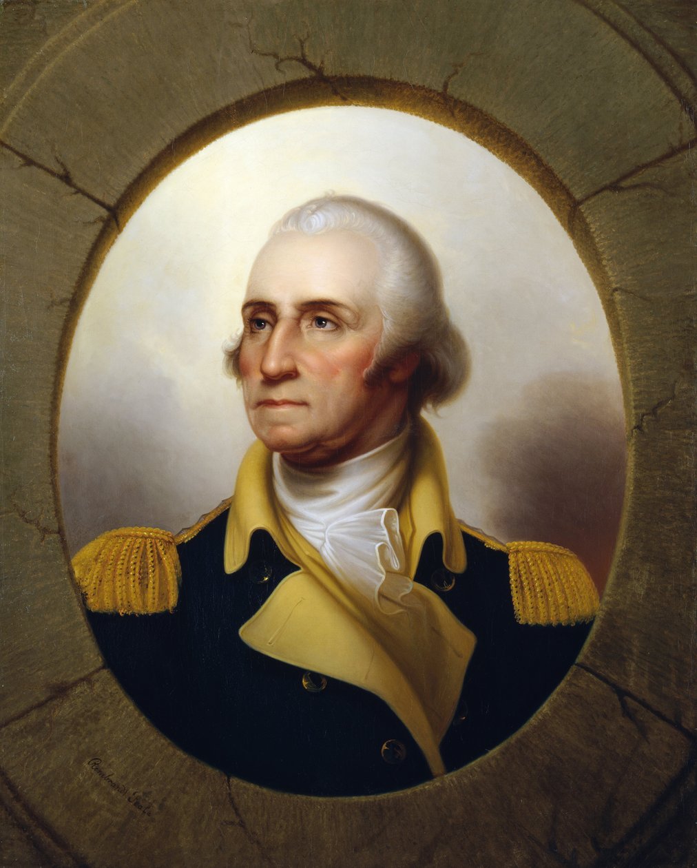 George Washington (typ iluminatorowy) autorstwa Rembrandt Peale