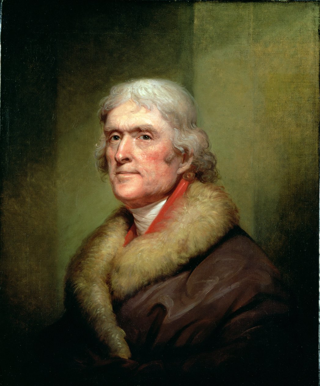 Portret Thomasa Jeffersona, 1805 autorstwa Rembrandt Peale