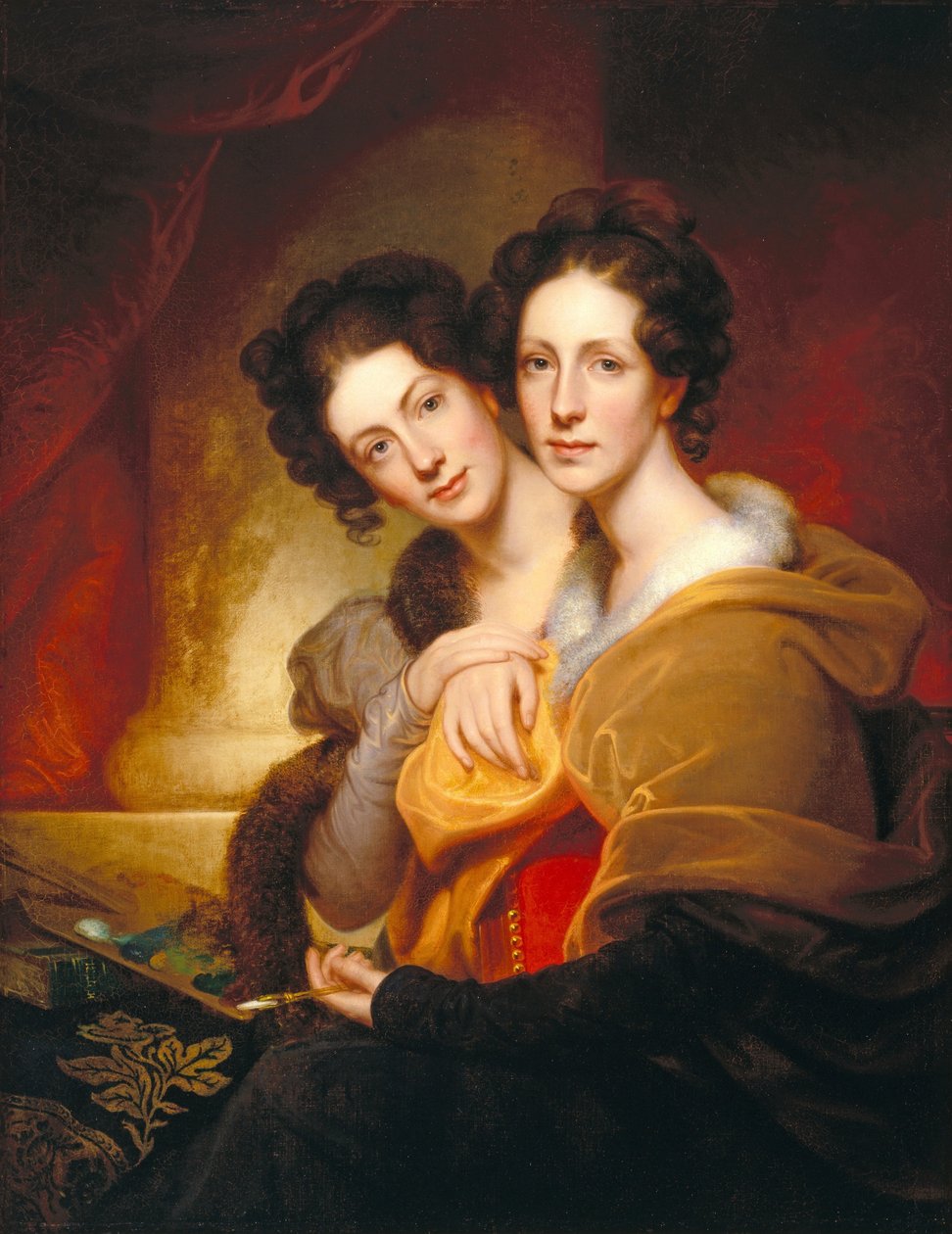 Siostry (Eleanor i Rosalba Peale) autorstwa Rembrandt Peale