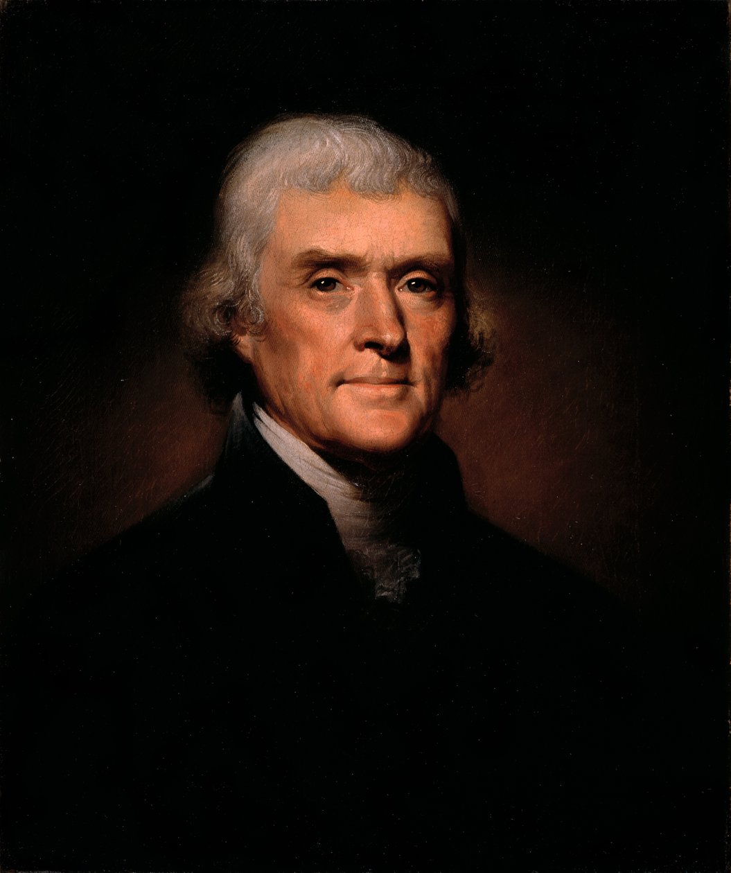 Thomas Jefferson autorstwa Rembrandt Peale