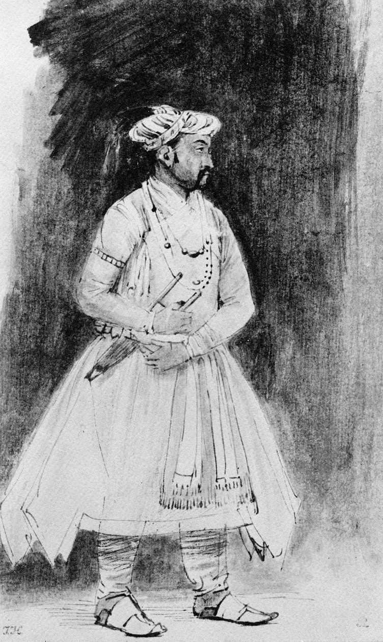 Szlachcic Mogołów, ok. 1659 (pióro, atrament i pranie na papierze) autorstwa Rembrandt van Rijn