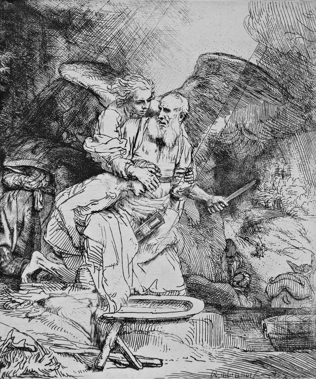 Ofiara Abrahama autorstwa Rembrandt van Rijn