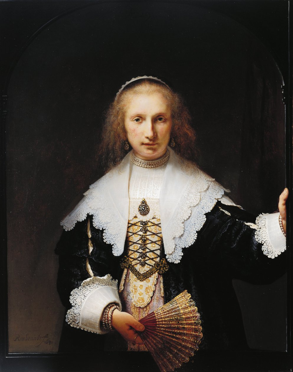 Agata Bas (1611-58) autorstwa Rembrandt van Rijn