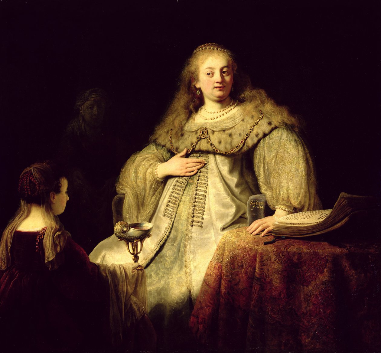 Artemizja, 1634 autorstwa Rembrandt van Rijn