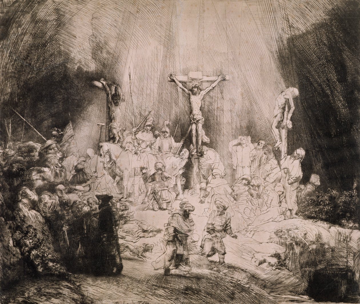 B.78.III Trzy Krzyże, ok.1660 autorstwa Rembrandt van Rijn