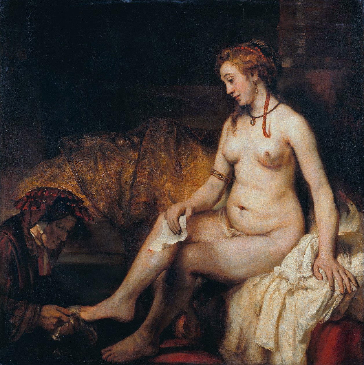 Batszeba z listem Dawida autorstwa Rembrandt van Rijn