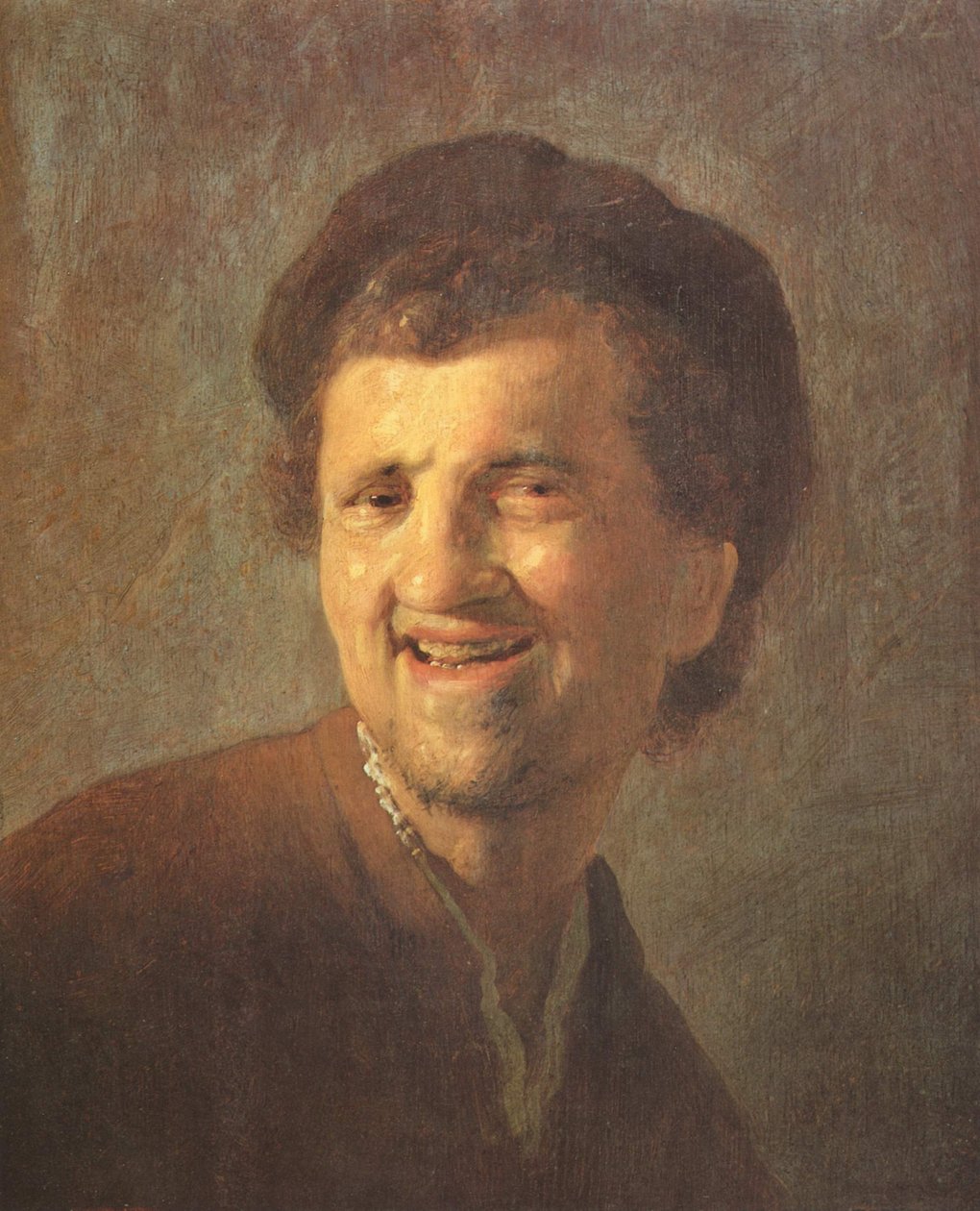 Popiersie śmiejącego się młodzieńca autorstwa Rembrandt van Rijn