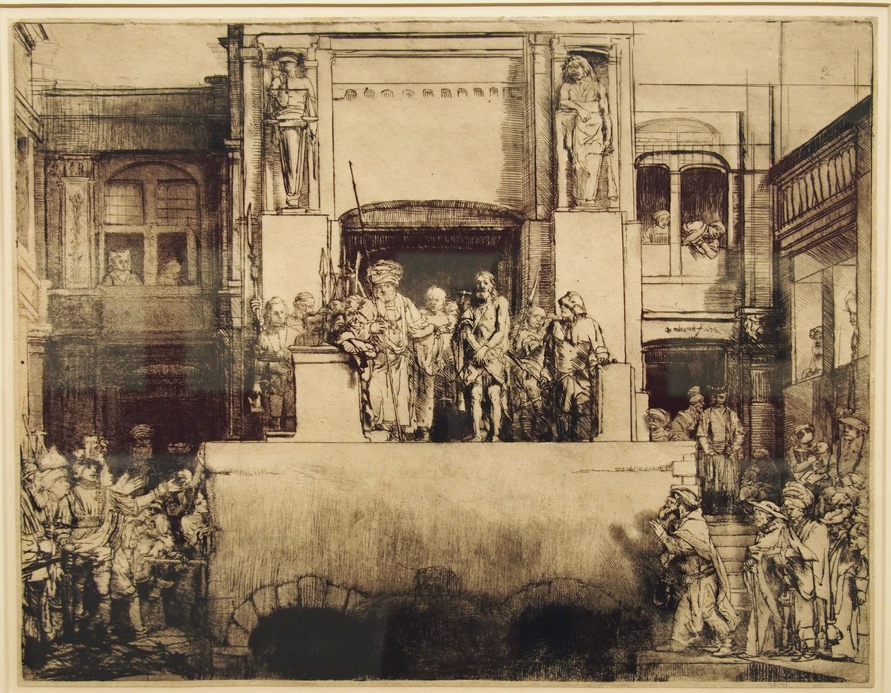Chrystus jest przedstawiony ludowi autorstwa Rembrandt van Rijn