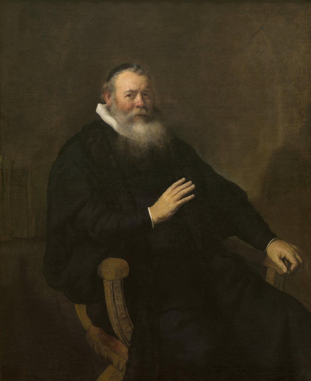 Pastor Eleazar Swamius autorstwa Rembrandt van Rijn