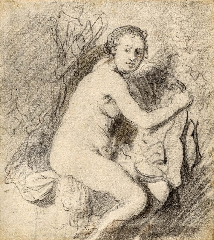 Diana w wannie autorstwa Rembrandt van Rijn