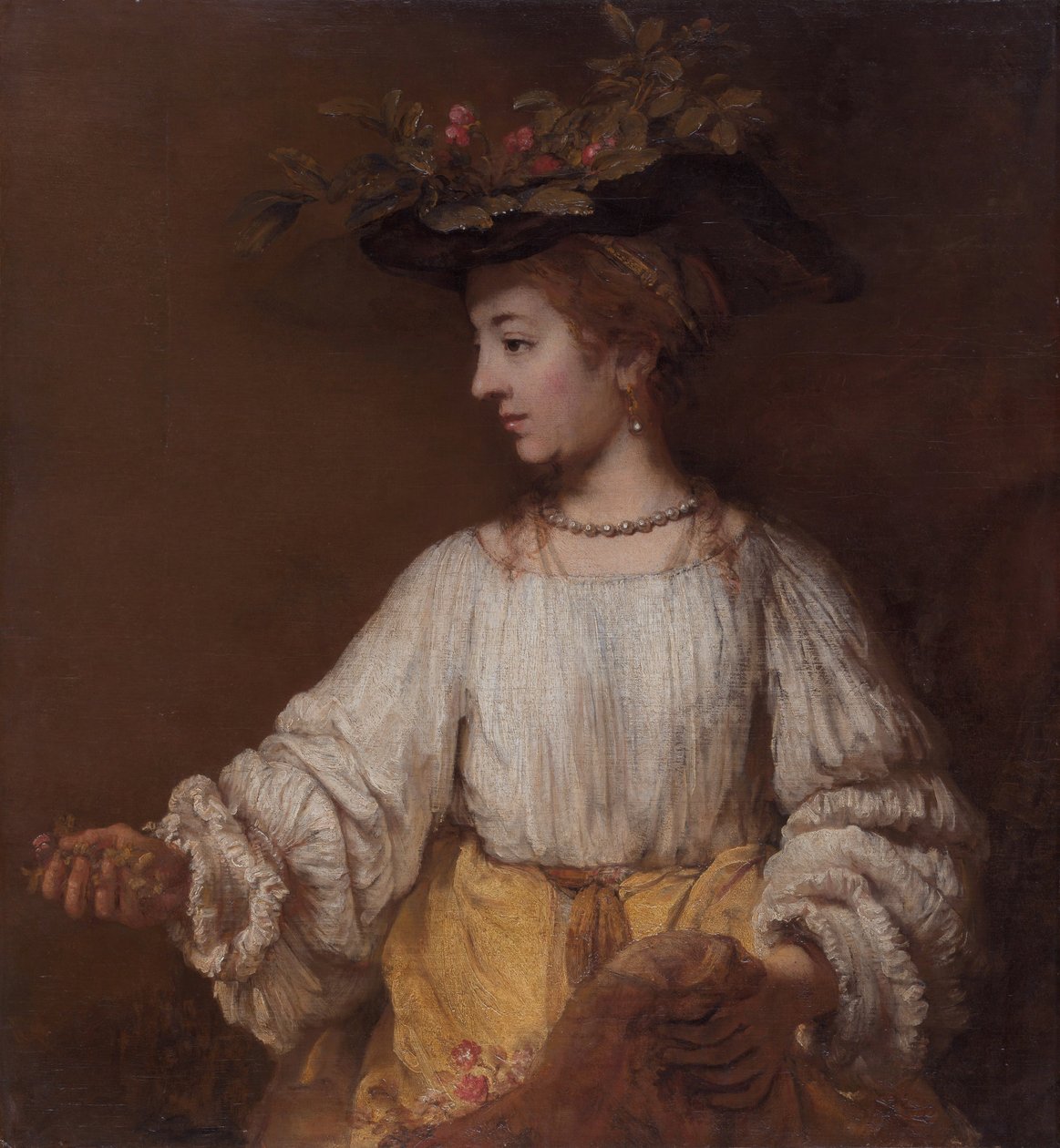 Flora autorstwa Rembrandt van Rijn