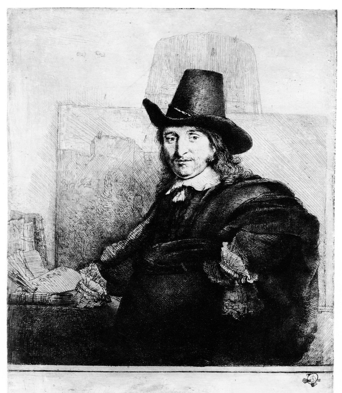 Jan Asselyn, ok.1647 autorstwa Rembrandt van Rijn