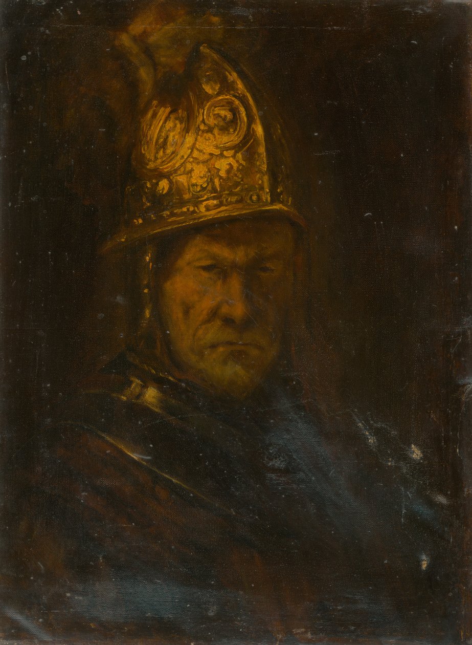 Mężczyzna ze złotym hełmem autorstwa Rembrandt van Rijn